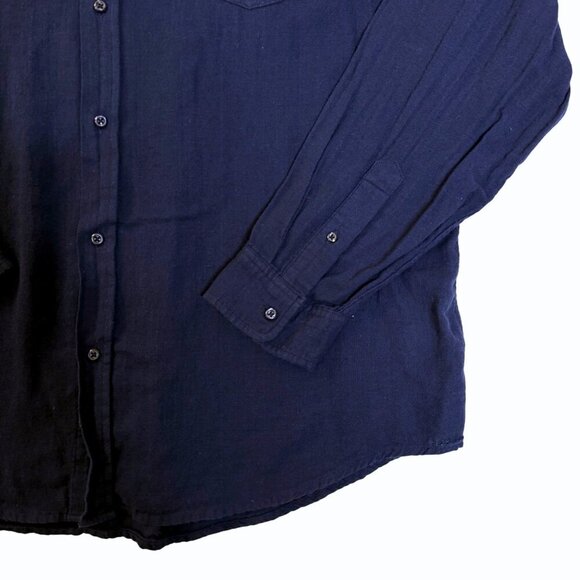 Rails Mens Connor Shirt Size XXL Indigo Soft Cotton Button‎ Down Capsule Minimal - Picture 2 of 11